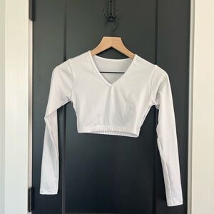 Lot of 2 Varsity Cheer Sleeve Crop Top